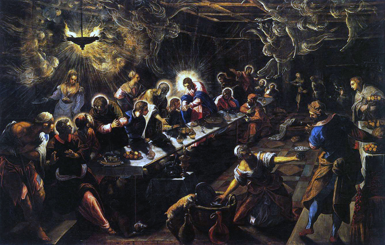 Le dernier repas de Jésus à boire et à manger Le dernier repas de Jésus à boire et à manger